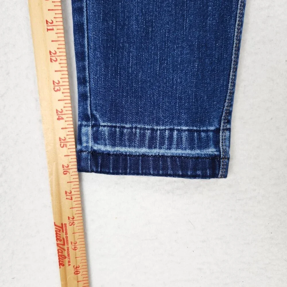 WHBM Jeans Womens 8 Blue Skimmer Stretch Mid Rise Denim Casual Ankle